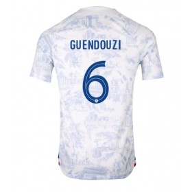 Frankrike Matteo Guendouzi #6 Borta Kläder VM 2022 Kortärmad